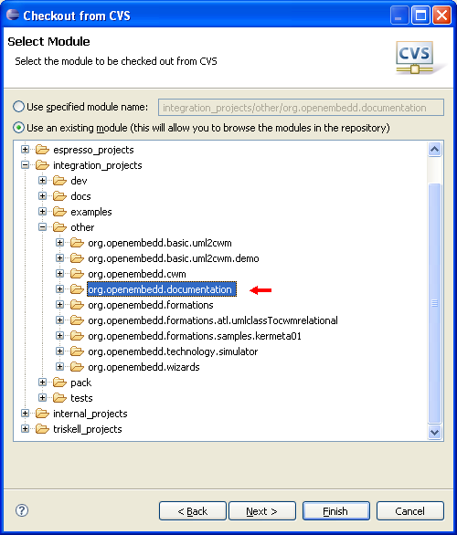 cvs_checkout_oe_documentation