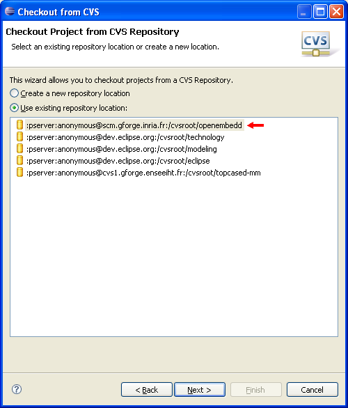 cvs_existing_repository_location